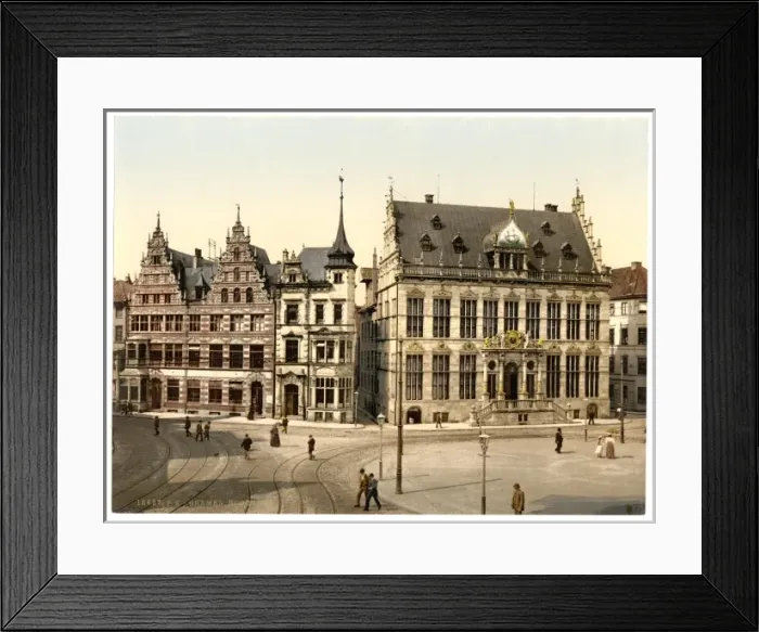 Framed Print : Schutting, Bremen, Germany Framed Print : Schutting, Bremen, Germany