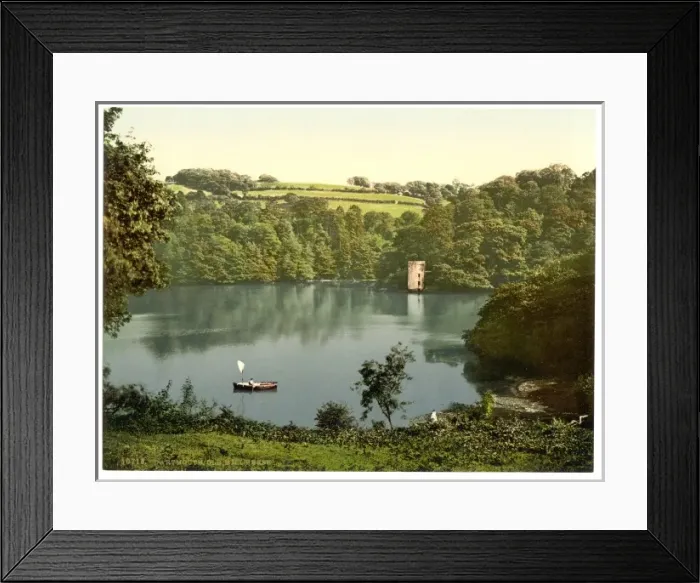 Framed Print : Old Mill Creek, Dartmouth, England