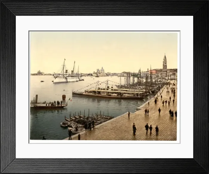Framed Print : The Hohenzollern in Venice Harbor, Venice, Italy Framed Print : The Hohenzollern in Venice Harbor, Venice, Italy