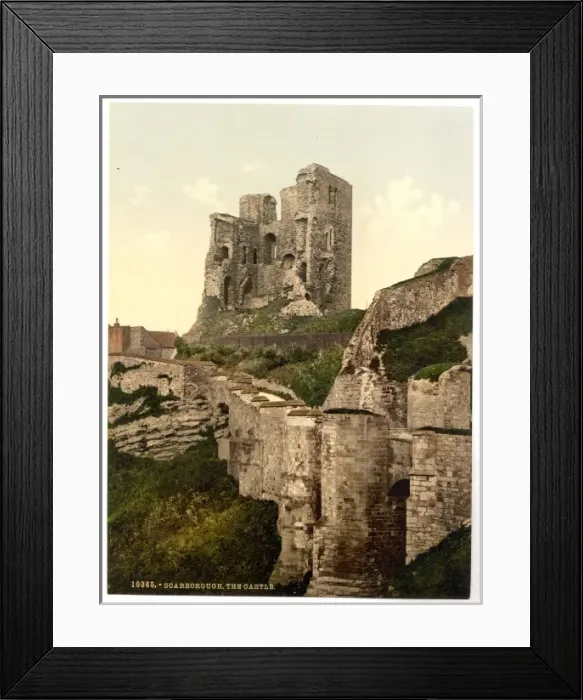 Framed Print : Scarborough, the castle, Yorkshire, England Framed Print : Scarborough, the castle, Yorkshire, England