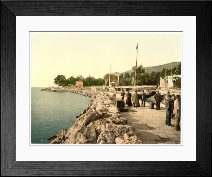 Framed Print : Fiume, the Mole, (i. e, Molo), Croatia, Austro-Hungary Framed Print : Fiume, the Mole, (i. e, Molo), Croatia, Austro-Hungary