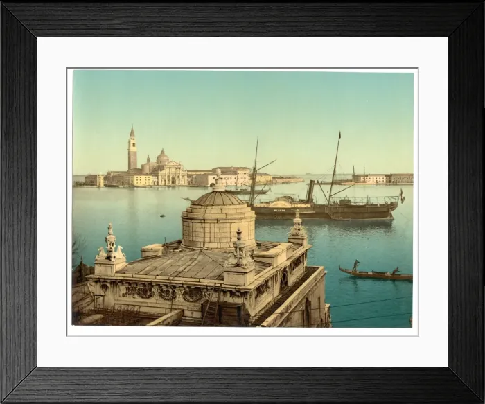 Framed Print : Harbor, Venice, Italy Framed Print : Harbor, Venice, Italy