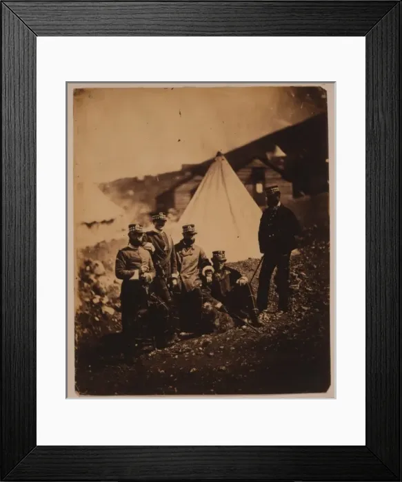 Framed Print : Officers of the 71st Regiment