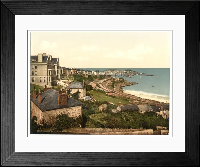 Framed Print : St. Ives, Porthminster Bay, Cornwall, England Framed Print : St. Ives, Porthminster Bay, Cornwall, England