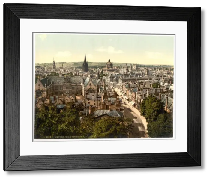 Framed Print : General view and High Street, Oxford, England Framed Print : General view and High Street, Oxford, England