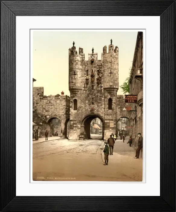 Framed Print : Micklegate Bar, York, England Framed Print : Micklegate Bar, York, England