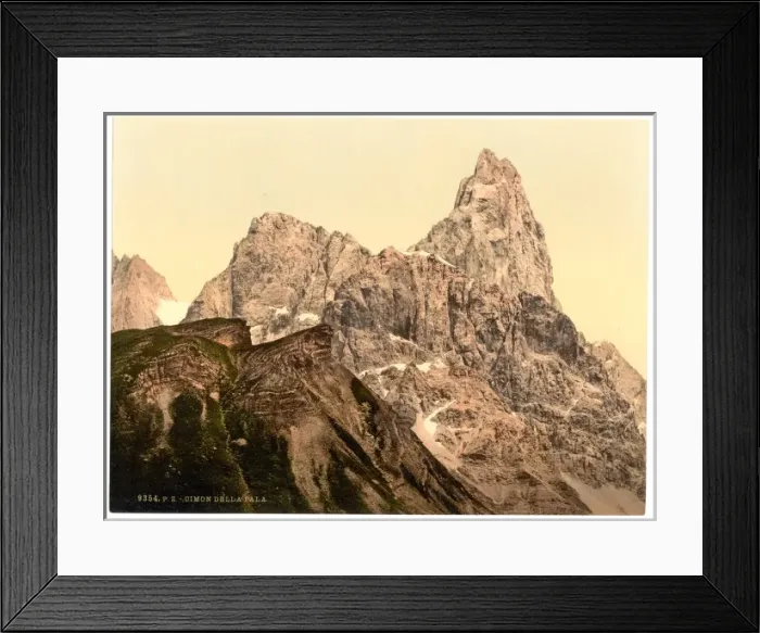 Framed Print : Cimon della Pala, Tyrol, Austro-Hungary Framed Print : Cimon della Pala, Tyrol, Austro-Hungary