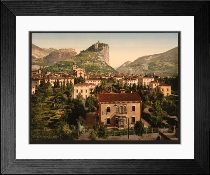 Framed Print : From the south, Arco, Lake Garda, Italy Framed Print : From the south, Arco, Lake Garda, Italy