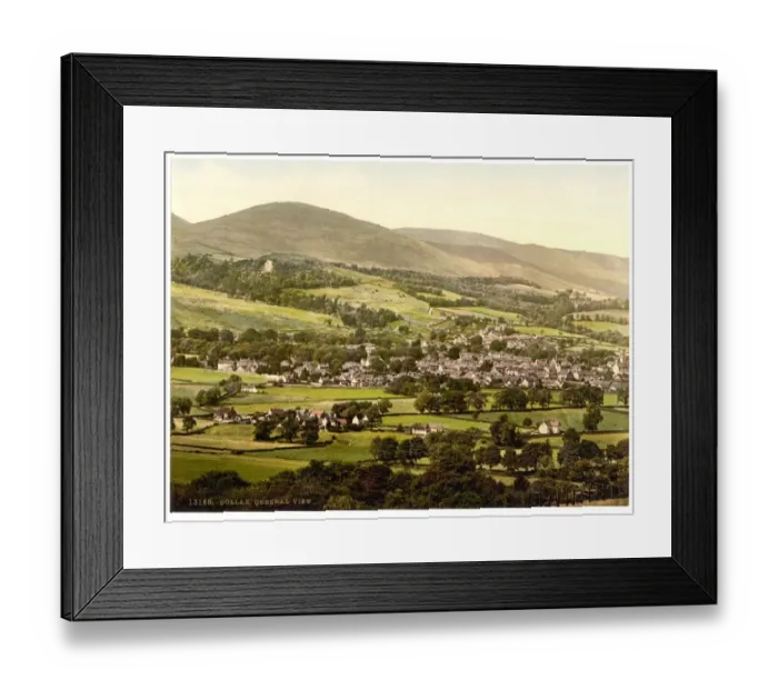 Framed Print : General view, Dollar, Scotland Framed Print : General view, Dollar, Scotland