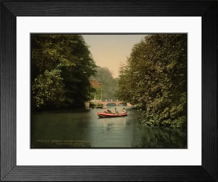 Framed Print : View in the park, Utrecht, Holland Framed Print : View in the park, Utrecht, Holland