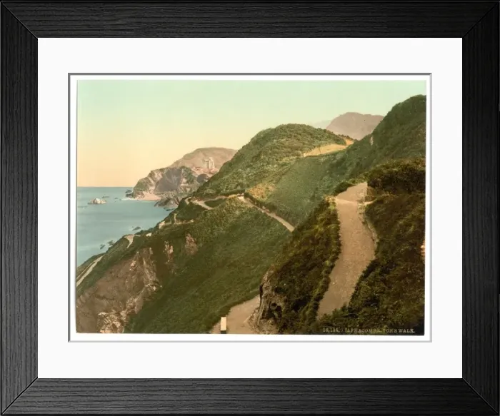 Framed Print : Tors Walk, Ilfracombe, England Framed Print : Tors Walk, Ilfracombe, England