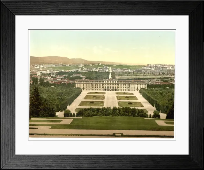 Framed Print : Schoenbrunn Castle (i. e. Schonbrunn), Vienna, Austro-Hungar Framed Print : Schoenbrunn Castle (i. e. Schonbrunn), Vienna, Austro-Hungar