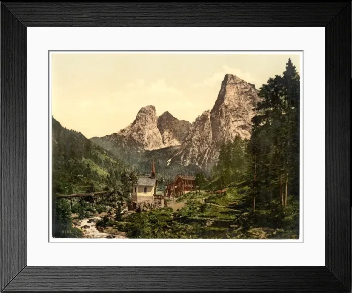 Framed Print : Hinterbarenbad, Upper Bavaria, Germany Framed Print : Hinterbarenbad, Upper Bavaria, Germany