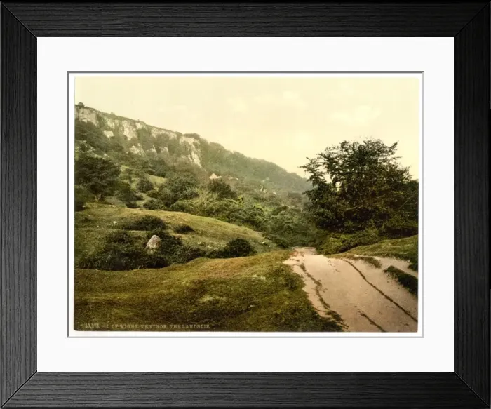 Framed Print : The Landslip, Isle of Wight, England Framed Print : The Landslip, Isle of Wight, England