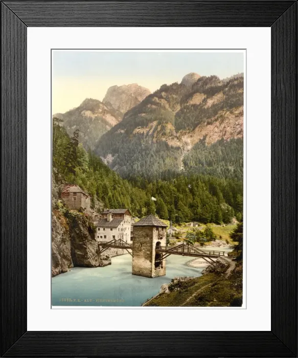 Framed Print : Finstermunz (Old) I, Tyrol, Austro-Hungary Framed Print : Finstermunz (Old) I, Tyrol, Austro-Hungary