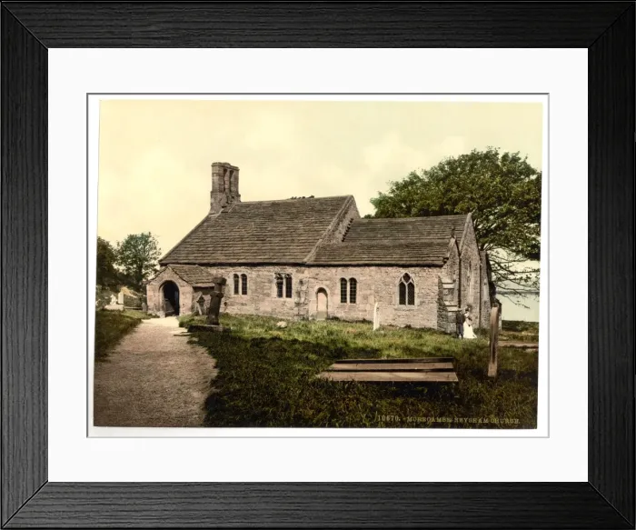 Framed Print : Heysham Church, Morecambe, England Framed Print : Heysham Church, Morecambe, England