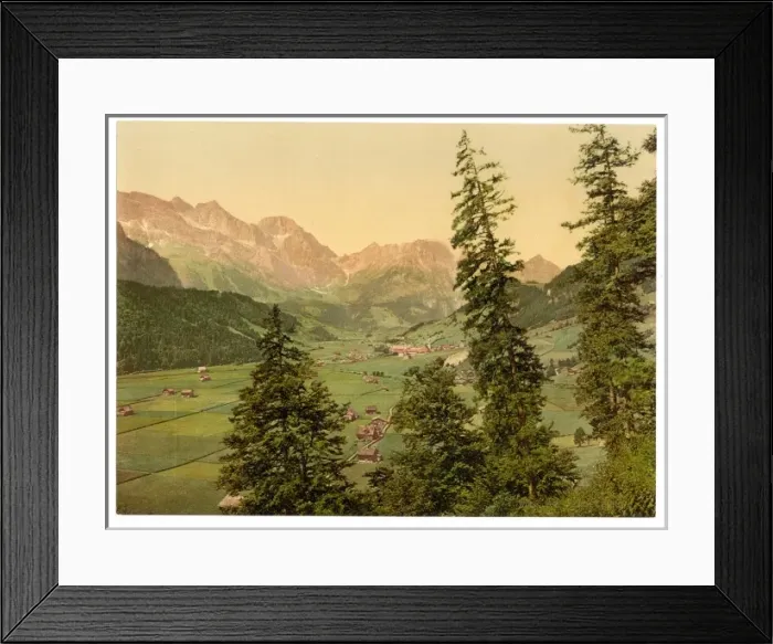 Framed Print : Engelberg Valley, Bernese Oberland, Switzerland Framed Print : Engelberg Valley, Bernese Oberland, Switzerland