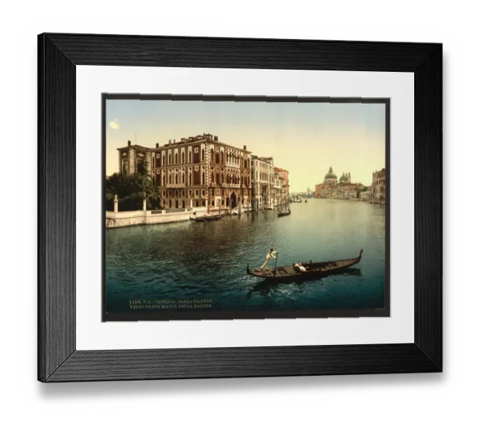 Framed Print : The Grand Canal, view I, Venice, Italy Framed Print : The Grand Canal, view I, Venice, Italy