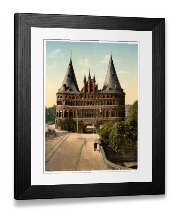 Framed Print : Holstengate, Lubeck, Germany Framed Print : Holstengate, Lubeck, Germany