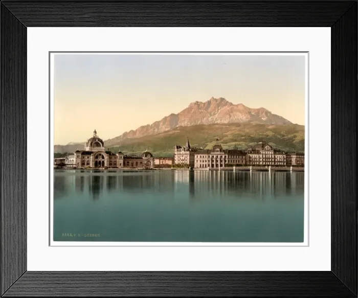 Framed Print : Pilatus, seen from Neuschweizerhaus, Lucerne, Switzerland Framed Print : Pilatus, seen from Neuschweizerhaus, Lucerne, Switzerland