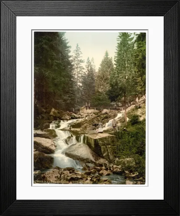 Framed Print : Stony Brook, Wernigerode, Hartz, Germany Framed Print : Stony Brook, Wernigerode, Hartz, Germany