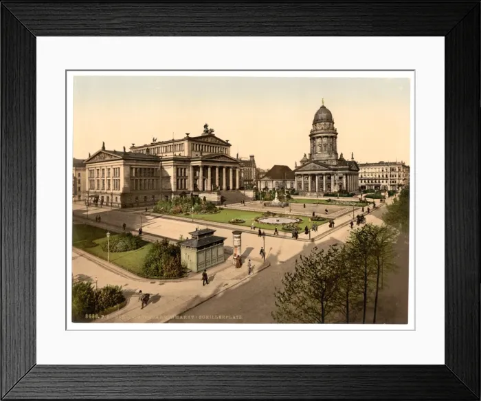 Framed Print : Schiller Square, Berlin, Germany Framed Print : Schiller Square, Berlin, Germany