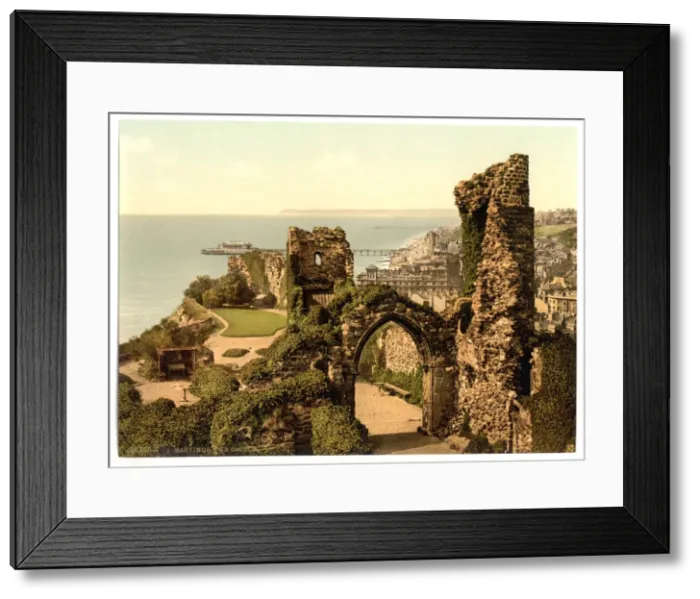 Framed Print : The castle, Hastings, England Framed Print : The castle, Hastings, England