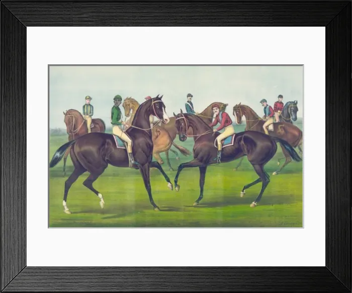 Framed Print : Racing cracks at the starting post Framed Print : Racing cracks at the starting post