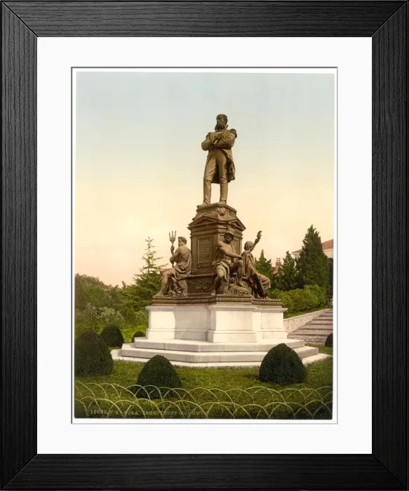 Framed Print : Pola, Tegetthoff Monument, Istria, Austro-Hungary Framed Print : Pola, Tegetthoff Monument, Istria, Austro-Hungary