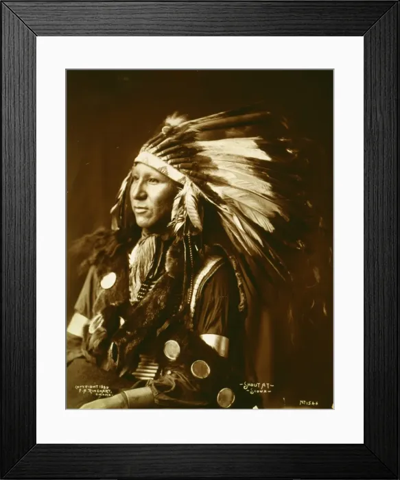 Framed Print : Shout At - Sioux Framed Print : Shout At - Sioux