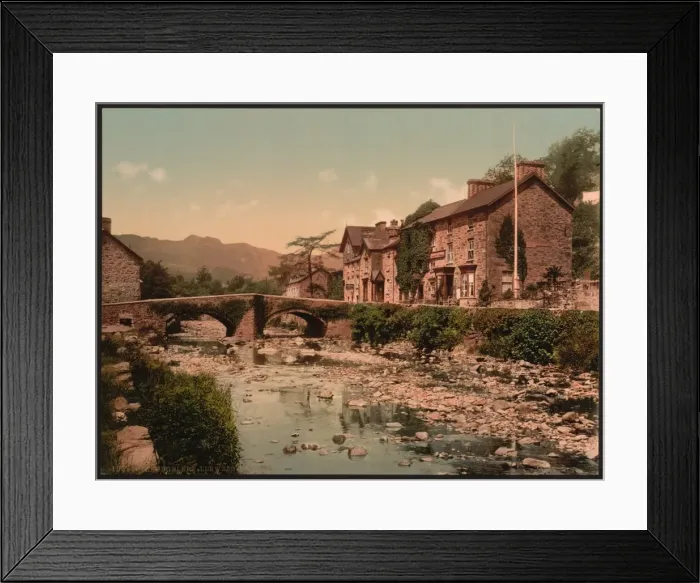 Framed Print : Llewellyn Hotel, Beddgelert, Wales Framed Print : Llewellyn Hotel, Beddgelert, Wales