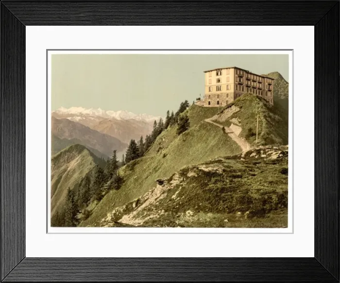 Framed Print : Hotel, Stanserhorn, Switzerland Framed Print : Hotel, Stanserhorn, Switzerland