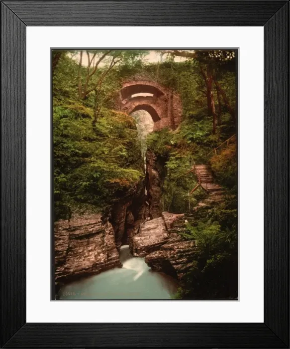 Framed Print : Devils Bridge, Aberystwith, Wales