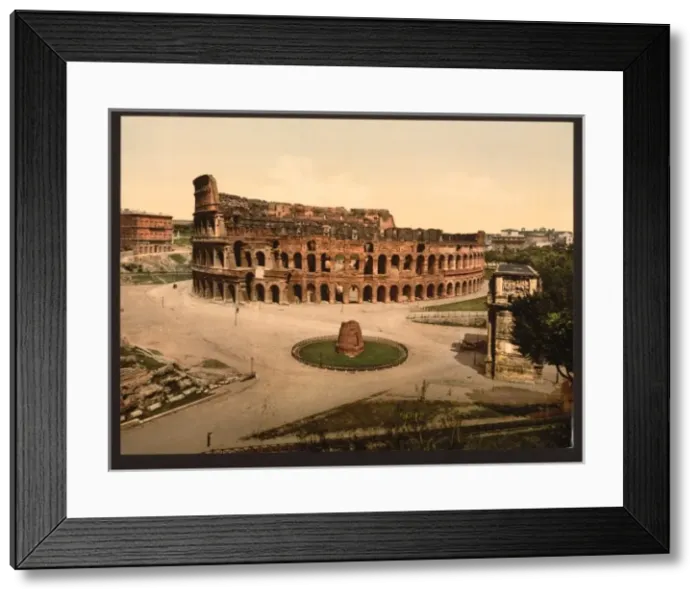 Framed Print : The Colisuem and Meta Sudans, Rome, Italy Framed Print : The Colisuem and Meta Sudans, Rome, Italy