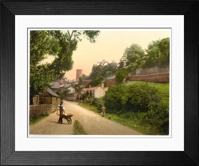 Framed Print : Castle tower, Ross-on-Wye, England Framed Print : Castle tower, Ross-on-Wye, England