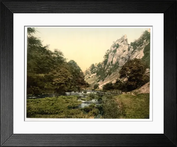 Framed Print : Dovedale, Tissington Spires, Derbyshire, England Framed Print : Dovedale, Tissington Spires, Derbyshire, England