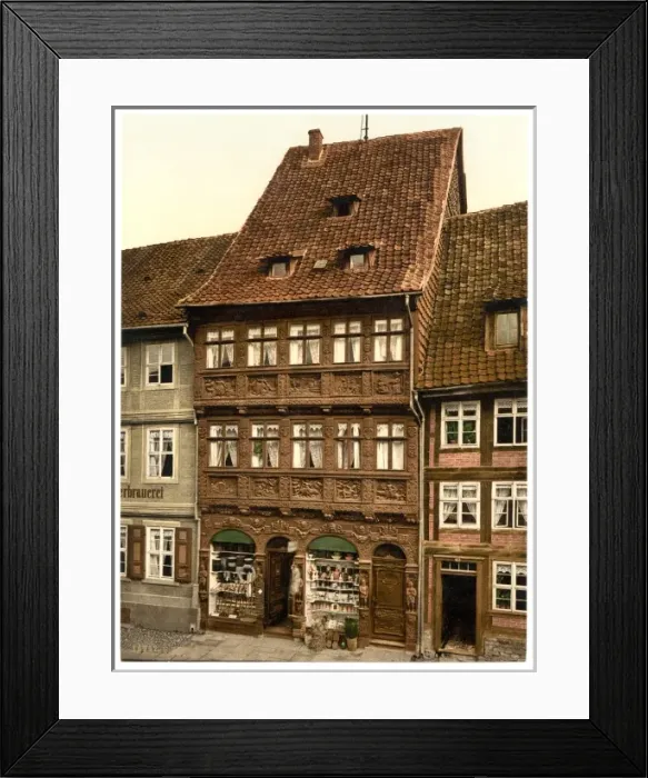 Framed Print : Old houses, Wernigerode, Hartz, Germany Framed Print : Old houses, Wernigerode, Hartz, Germany