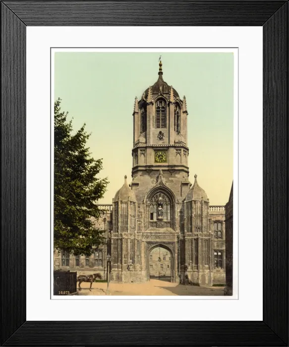 Framed Print : Tom Tower, Oxford, England Framed Print : Tom Tower, Oxford, England