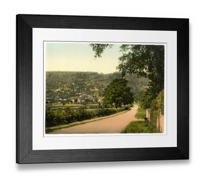 Framed Print : From Bigswear Road, Llandogo on the Wye, England Framed Print : From Bigswear Road, Llandogo on the Wye, England