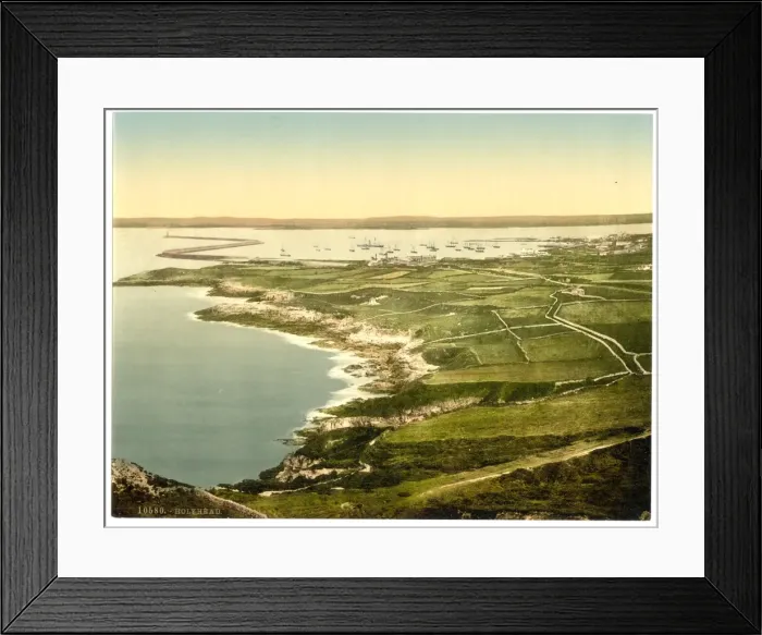 Framed Print : General view, Holyhead, Wales Framed Print : General view, Holyhead, Wales