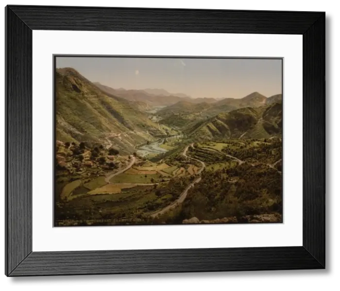 Framed Print : General view, Thal von Rieka, Montenegro Framed Print : General view, Thal von Rieka, Montenegro
