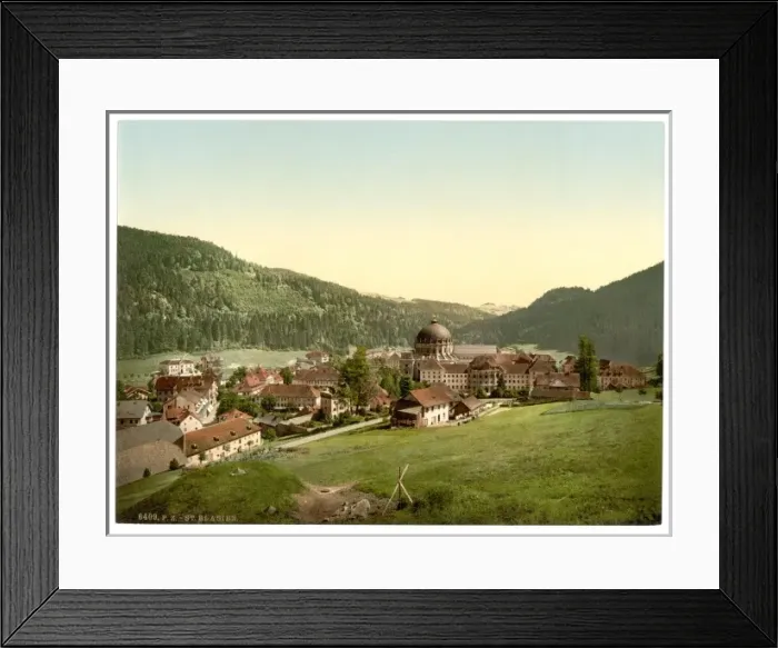 Framed Print : St. Blasien, general view, Black Forest, Baden, Germany Framed Print : St. Blasien, general view, Black Forest, Baden, Germany