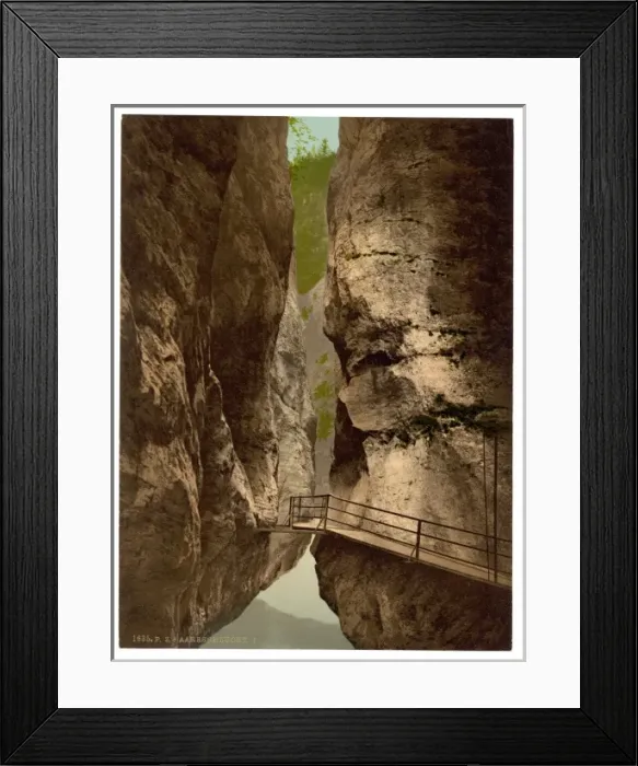 Framed Print : Lutschinen, Aare Ravine, I, Bernese Oberland, Switzerland Framed Print : Lutschinen, Aare Ravine, I, Bernese Oberland, Switzerland