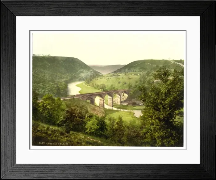Framed Print : Monsal Dale III. Derbyshire, England Framed Print : Monsal Dale III. Derbyshire, England