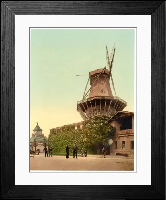 Framed Print : Windmill, Potsdam, Berlin, Germany Framed Print : Windmill, Potsdam, Berlin, Germany