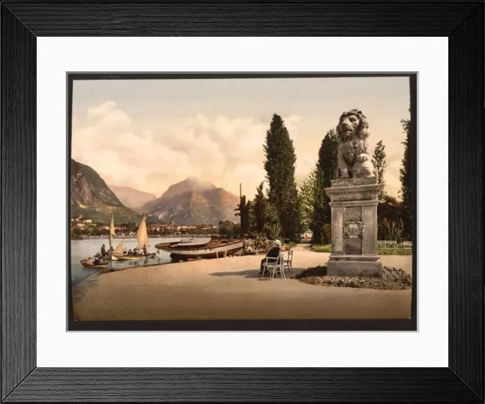 Framed Print : Park of Hotel Lido, Riva, Lake Garda, Italy Framed Print : Park of Hotel Lido, Riva, Lake Garda, Italy