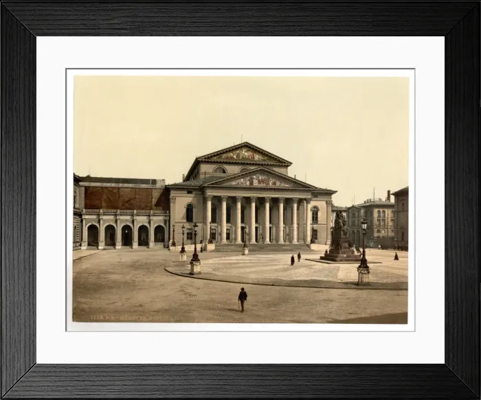 Framed Print : State Theater, Munich, Bavaria, Germany Framed Print : State Theater, Munich, Bavaria, Germany