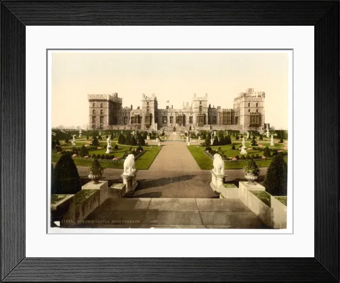 Framed Print : Windsor, East Terrace, London and suburbs, England Framed Print : Windsor, East Terrace, London and suburbs, England