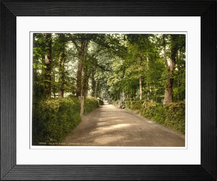 Framed Print : Ryde, Spencer Road, Isle of Wight, England Framed Print : Ryde, Spencer Road, Isle of Wight, England
