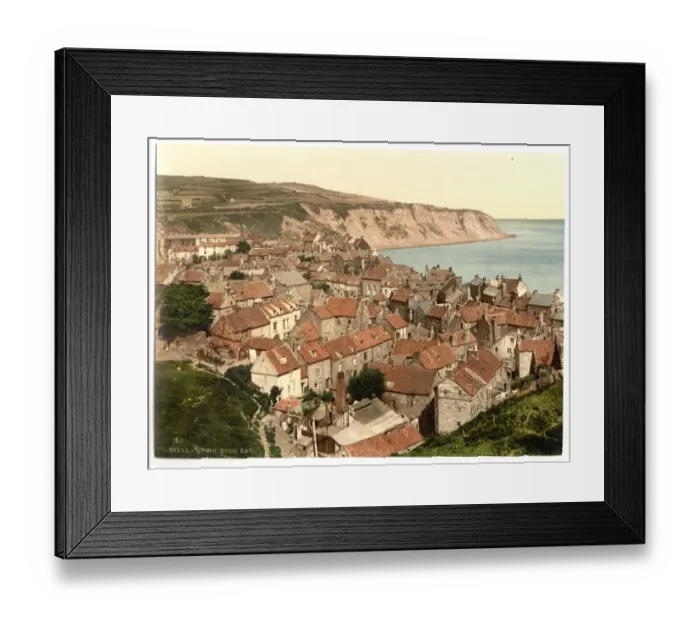 Framed Print : Whitby, Robin Hoods Bay, Yorkshire, England